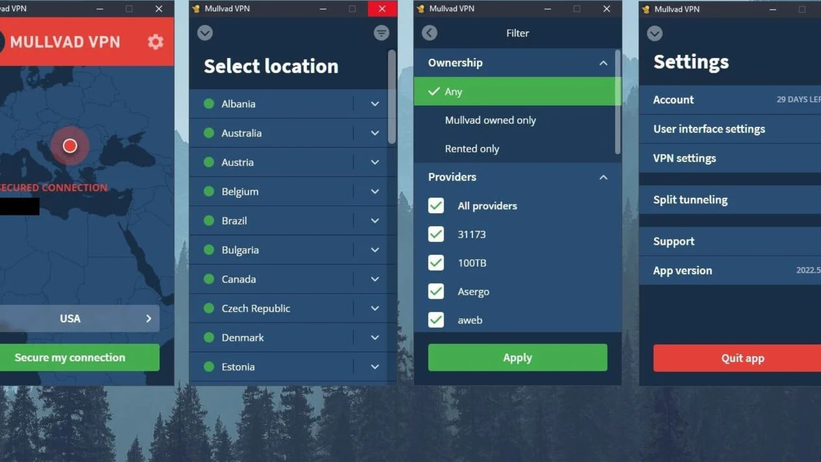  VPN Муллвад