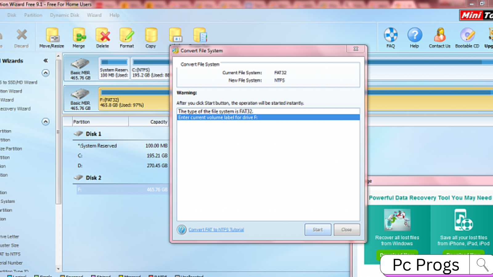 MiniTool Partition Wizard