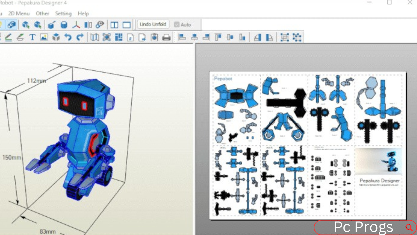Pepakura Designer: