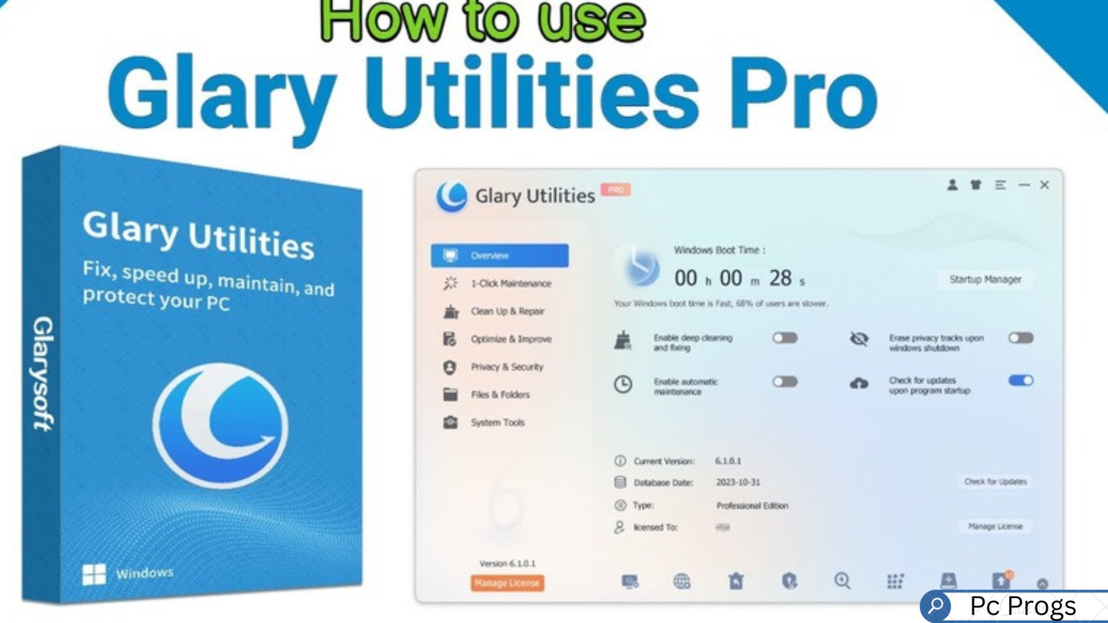 Glary Utilities Pro: