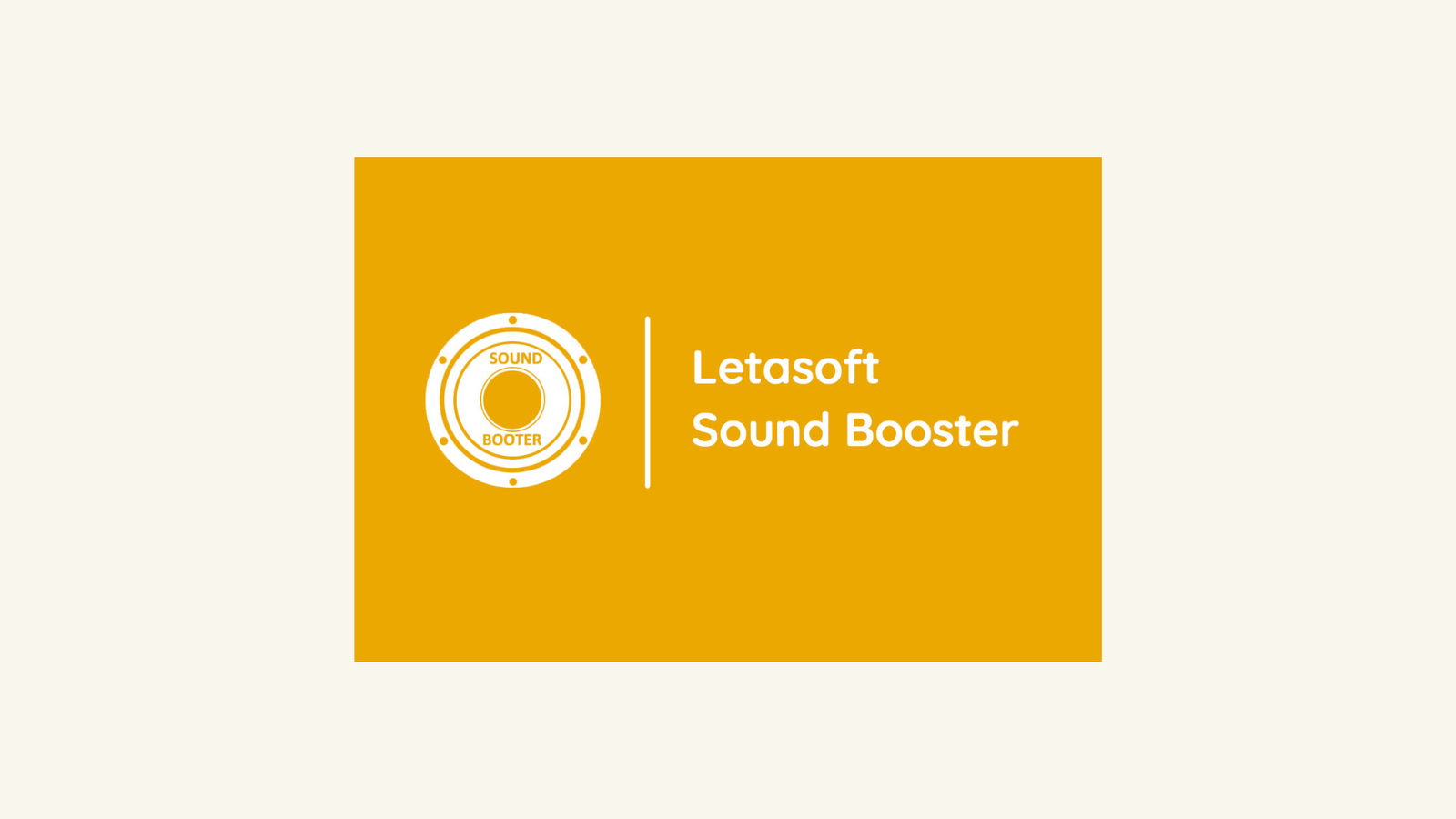 Letasoft Sound Booster