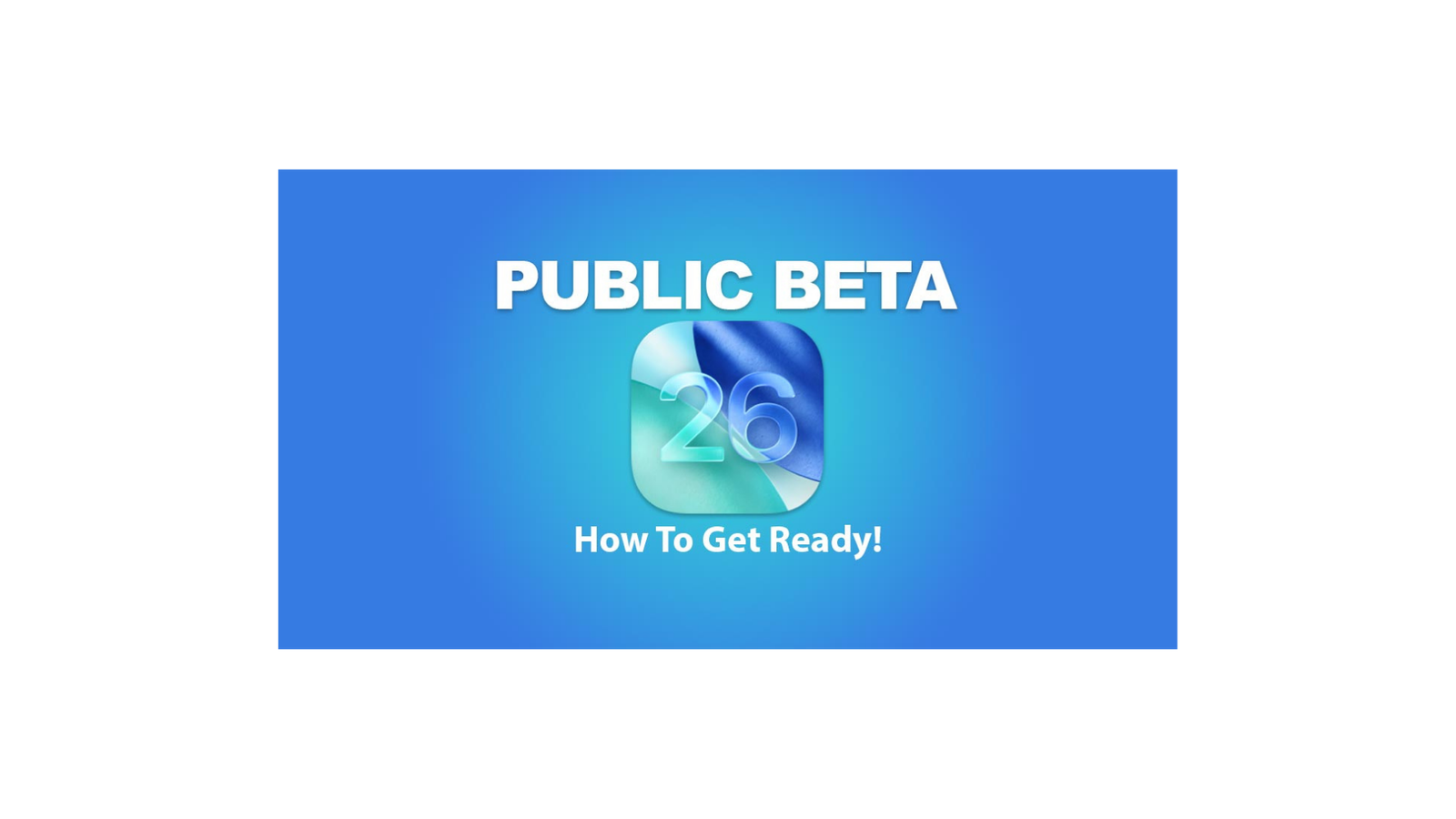 iOS 26 Public Beta