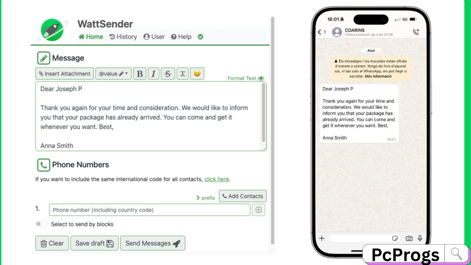 WHATSENDER